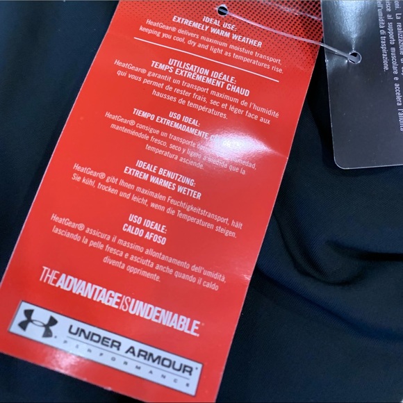 BNWT Men’s Under Armour black compression Heatgear™️ sleeveless tank top. - Picture 6 of 7